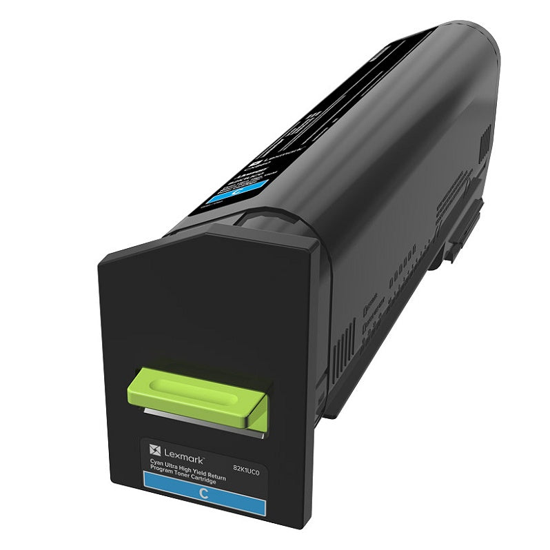 82K1UC0 Return Program Ultra High-Yield Toner, 55,000 Page-Yield, Cyan 82K1UC0 Return Program Ultra High-Yield Toner, 55,000 Page-Yield, Cyan
