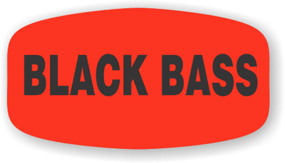 Black Bass Label | Roll of 1,000