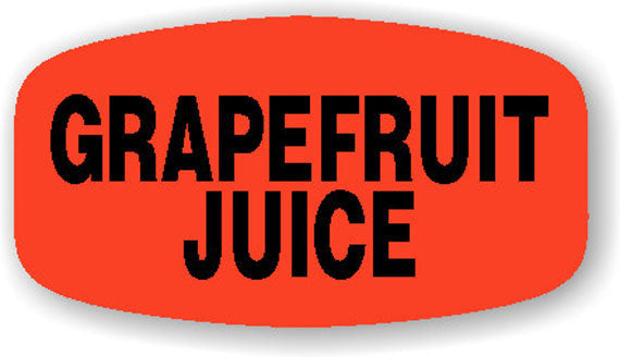 Grapefruit Juice Label | Roll of 1,000