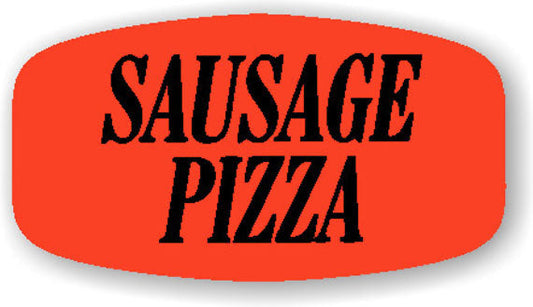 Sausage Pizza   Label | Roll of 1,000