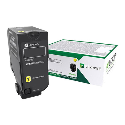 OEM Lexmark 74C10Y0 Yellow Toner Cartridge for CS720, CS725, CX725 [3,000 Pages]