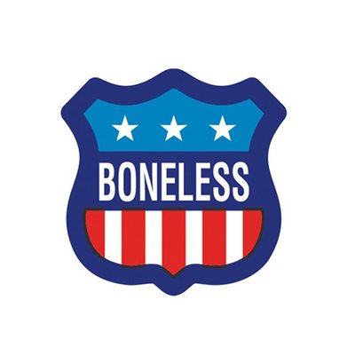 Boneless Shield Label