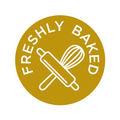Freshly Baked (icon) Label