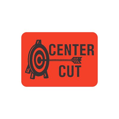 Center Cut (w/ Bull's Eye) Label