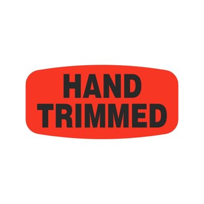 Hand Trimmed Label