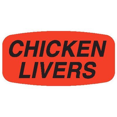 Chicken Livers Label