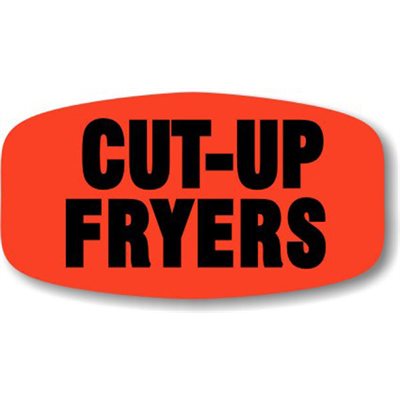 Cut Up Fryers Label