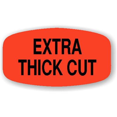 Extra Thick Cut Label
