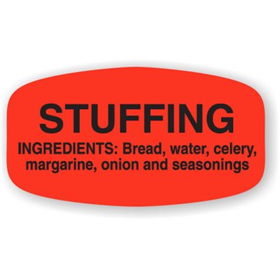 Stuffing (w/ ing) Label