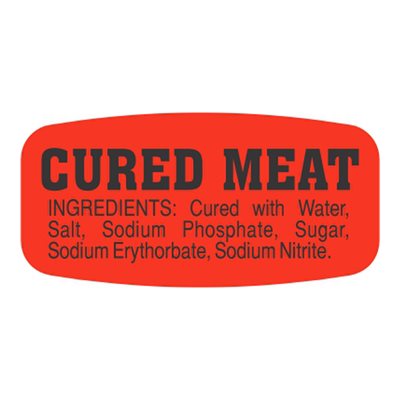 Cured Meat (w/ ing) Label