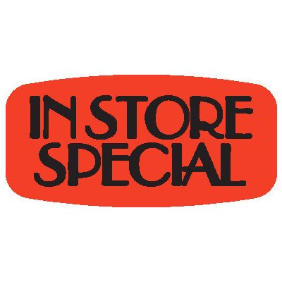 In Store Special Label