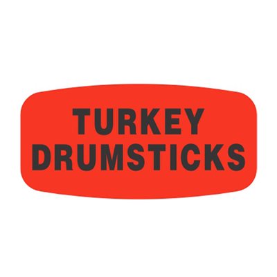 Turkey Drumsticks Label