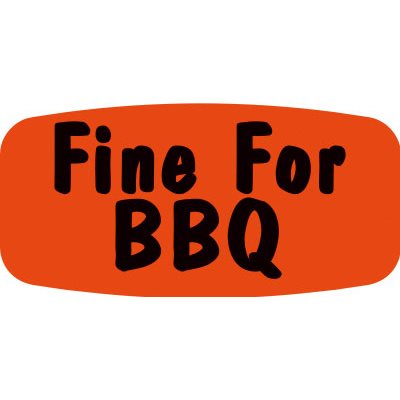 Fine for BBQ Label