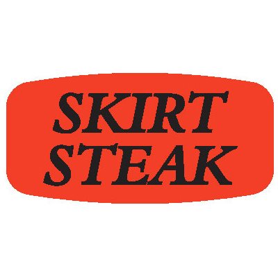 Skirt Steak Label