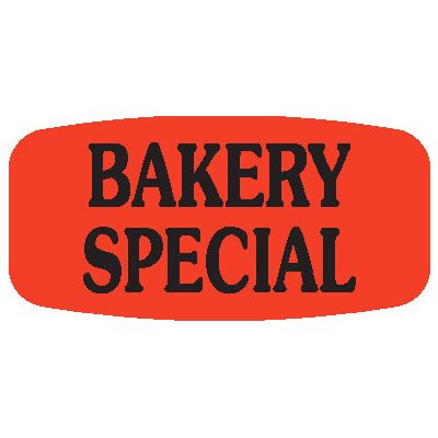 Bakery Special Label