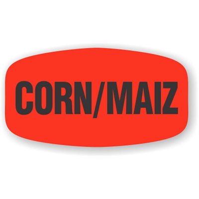 Corn / Maiz Label
