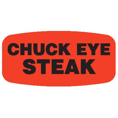 Chuck Eye Steak Label