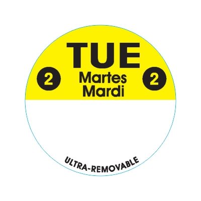 Tue 2 Martes / Mardi Label