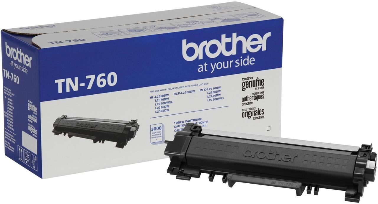 OEM Brother TN-760 High Yield Toner Cartridge [3,000 Pages]