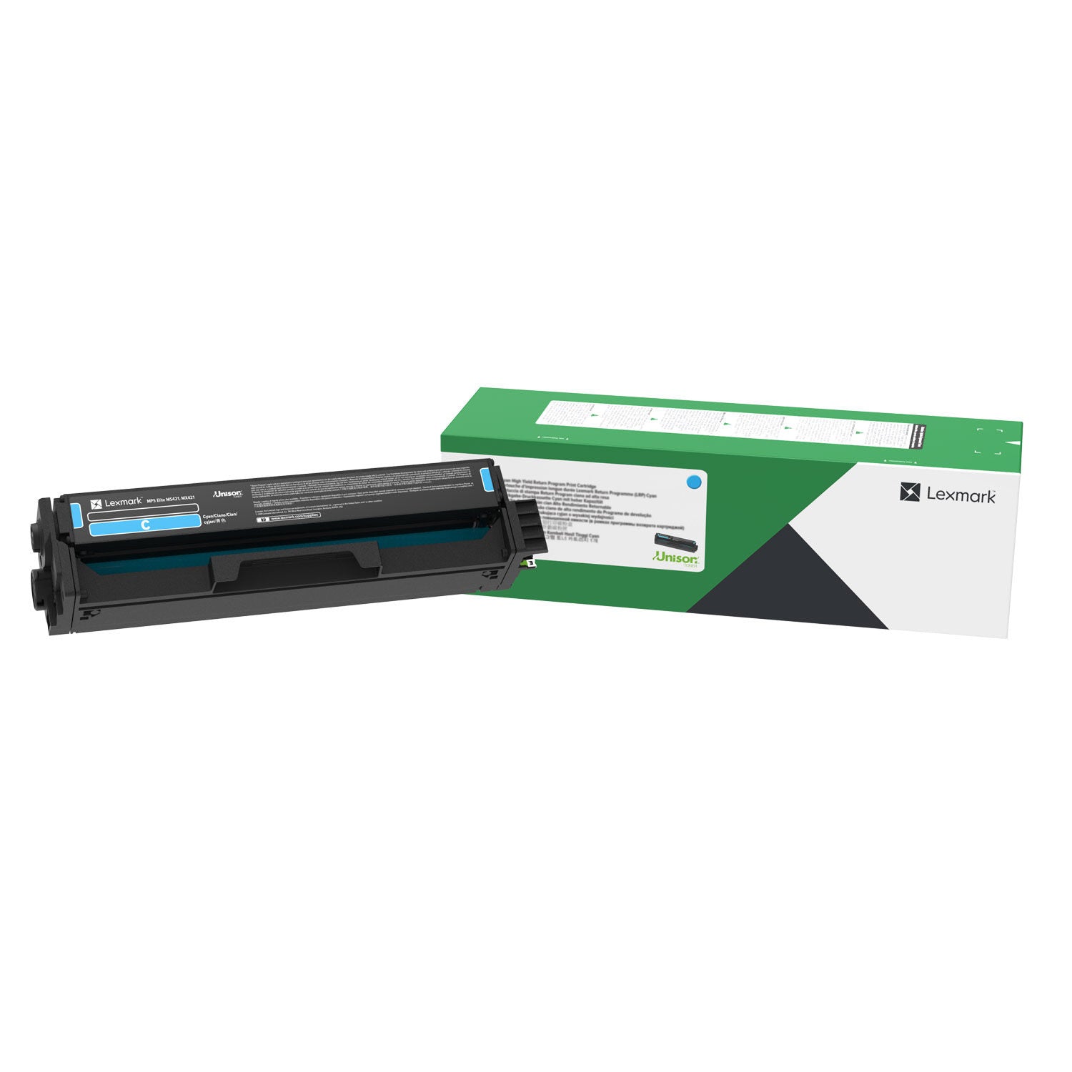 OEM Lexmark C331HC0 Cyan High Yield Toner Cartridge for C3326, MC3326 [2,500 Pages] - Return Program