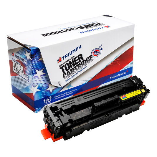 Remanufactured Toner Cartridge for HP CF412A (HP 410A) - Page Yield 2,300 - Yellow
