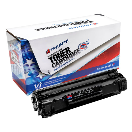 Remanufactured Toner Cartridge for HP CF283A (HP 83A) - Page Yield 1,500 - Black