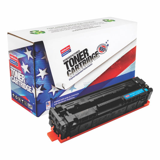 Remanufactured High Yield Toner Cartridge for HP CF401X (HP 201X) - Page Yield 2,300 - Cyan