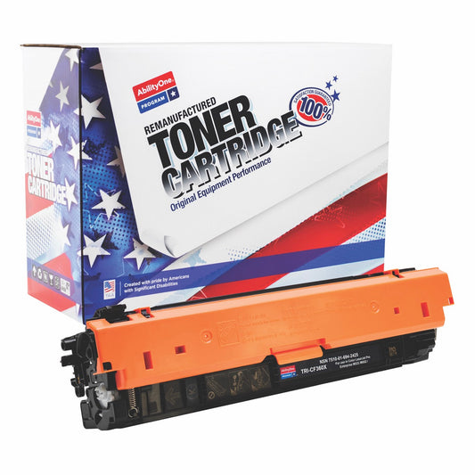 Remanufactured High Yield Toner Cartridge for HP CF360X (HP 508X) - Page Yield 12,500 - Black