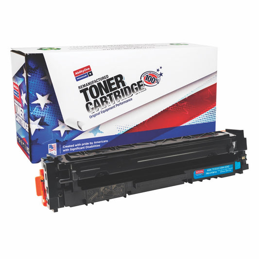 Remanufactured Toner Cartridge for HP CF501A (HP 202A) - Page Yield 1,300 - Cyan