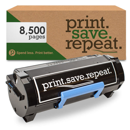 Print.Save.Repeat. Dell M11XH High Yield Remanufactured Toner Cartridge for B2360, B3460, B3465 [8,500 Pages]