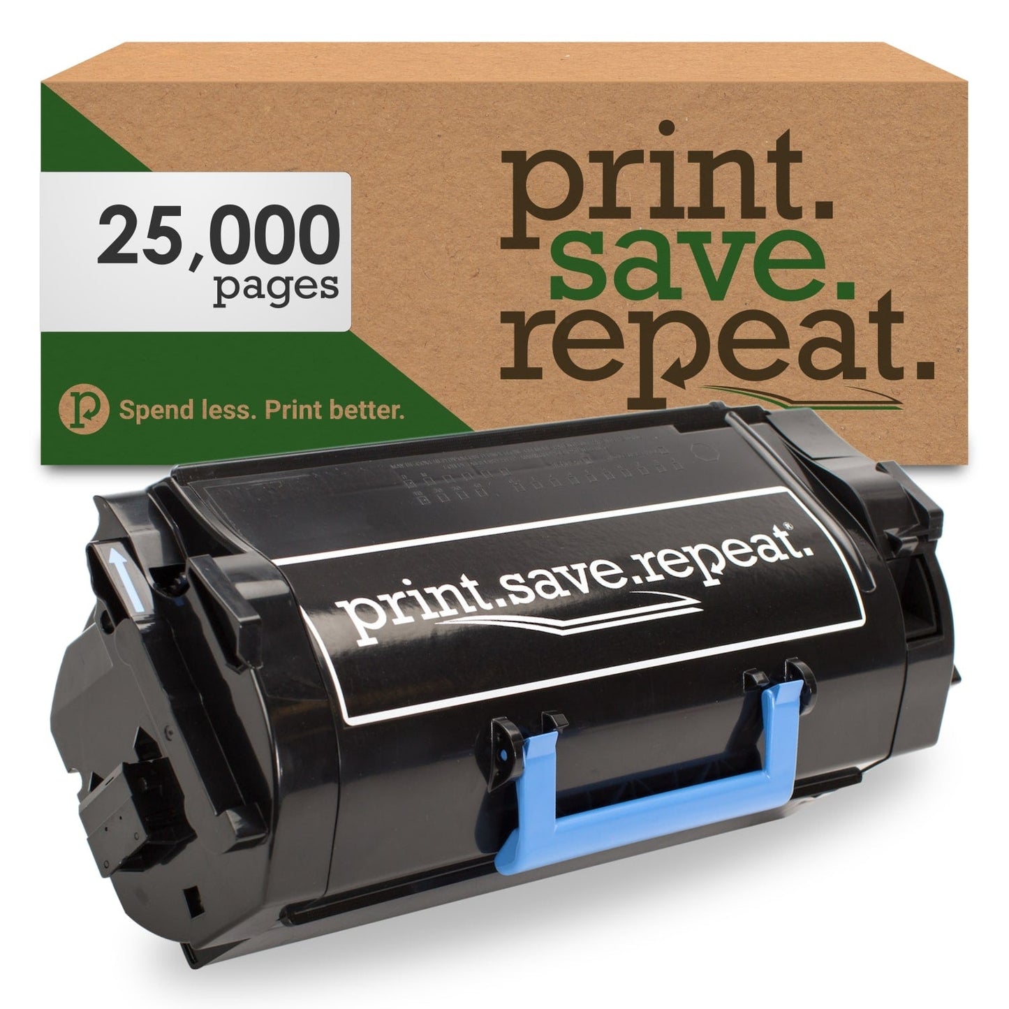 Print.Save.Repeat. Dell 2TTWC High Yield Remanufactured Toner Cartridge for B5460, B5465 [25,000 Pages]