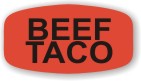 Beef Taco  Label | Roll of 1,000