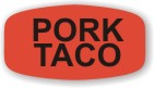 Pork Taco  Label | Roll of 1,000