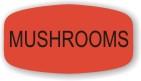 Mushrooms  Label | Roll of 1,000