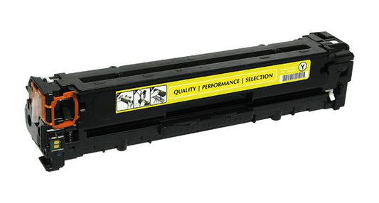 HP 125A (CB542A) Yellow Remanufactured Toner Cartridge [1,400 Pages]