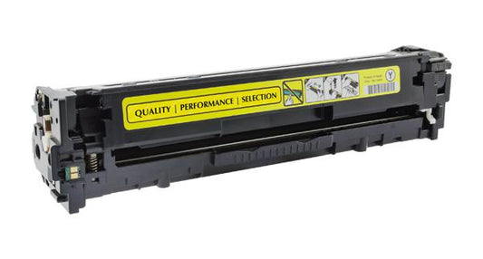 HP 128A (CE322A) Yellow Remanufactured Toner Cartridge [1,300 Pages]