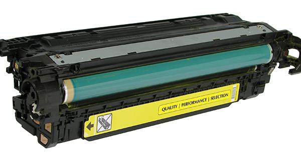 HP 507A (CE402A) Yellow Remanufactured Toner Cartridge [6,000 Pages]