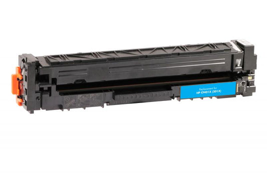 HP 201X (CF401X) Cyan High Yield Remanufactured Toner Cartridge [2,300 Pages]