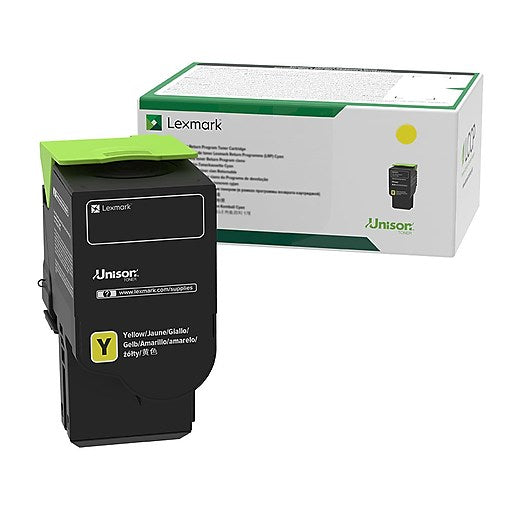 OEM Lexmark 78C10Y0 Yellow Standard Yield Toner Cartridge for CS421, CS521, CS622, CX421, CX522, CX622, CX625 [1,400 Pages]