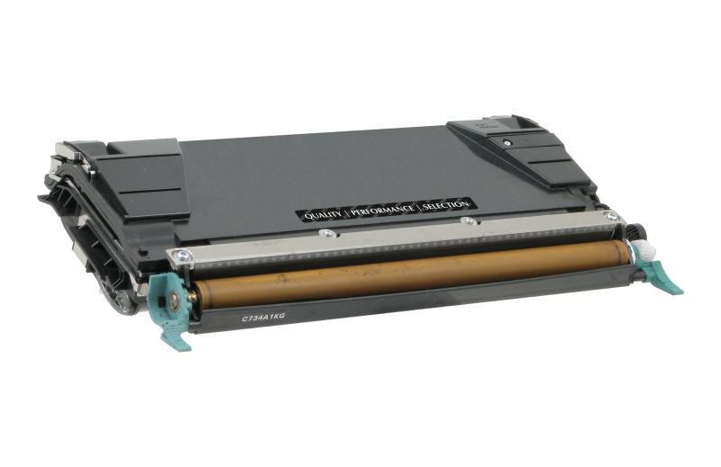 Lexmark C5240KH Black High Yield Remanufactured Toner Cartridge [8,000 Pages]