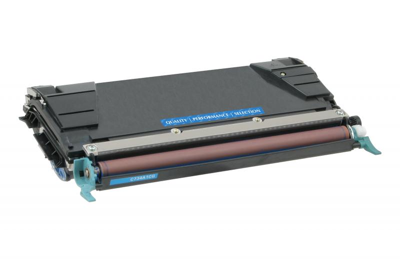 Lexmark C734A1CG Cyan Remanufactured Toner Cartridge [6,000 Pages]