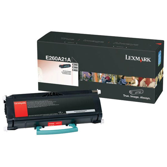 OEM Lexmark E260A21A Toner Cartridge for E260, E360, E460 [3,500 Pages]