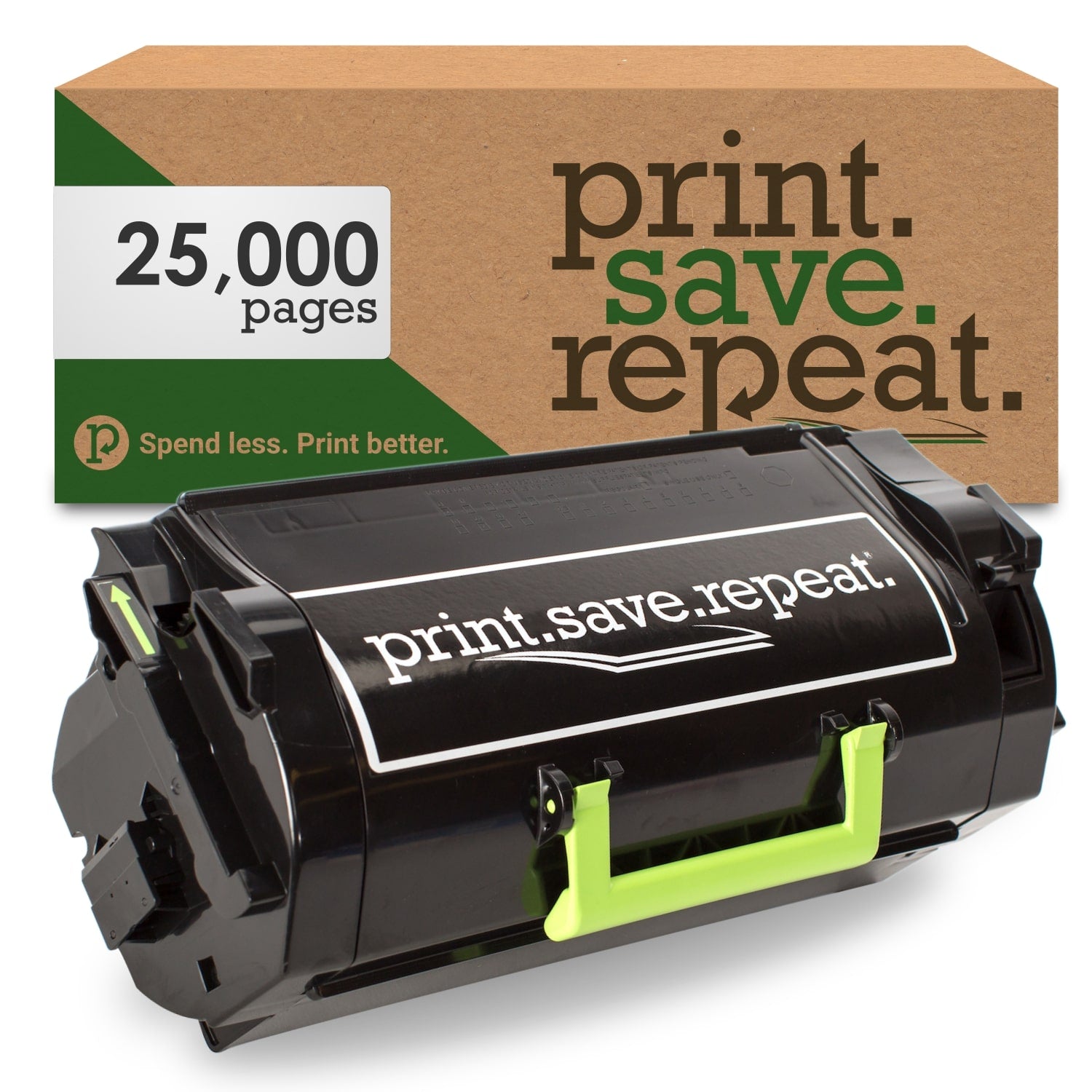 Print.Save.Repeat. Lexmark 621HE High Yield Remanufactured Toner Cartridge (62D1H0E) for MX710, MX711, MX810, MX811, MX812 [25,000 Pages]