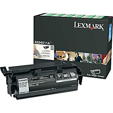 OEM Lexmark X654X11A Extra High Yield Toner Cartridge for X651, X652, X654, X656, X658 [36,000 Pages]