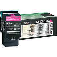 OEM Lexmark C540H1MG Magenta High Yield Toner Cartridge for C540, C543, C544, C546, X543, X544, X548 [2,000 Pages]