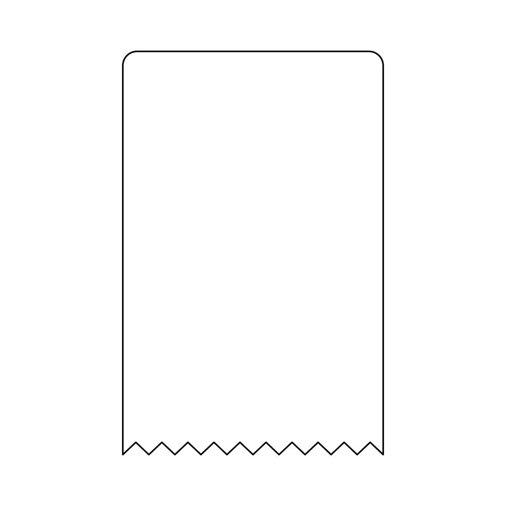 70mm x 43m Bizerba Scale Labels | Continuous Roll | 12 Pack