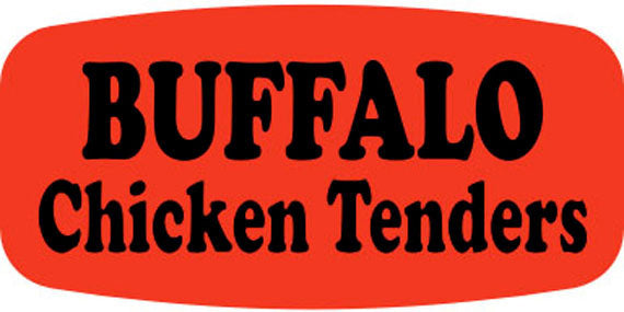 Buffalo Chicken Tenders Label | Roll of 1,000