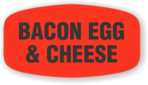 Bacon, Egg, & Cheese   Label | Roll of 1,000