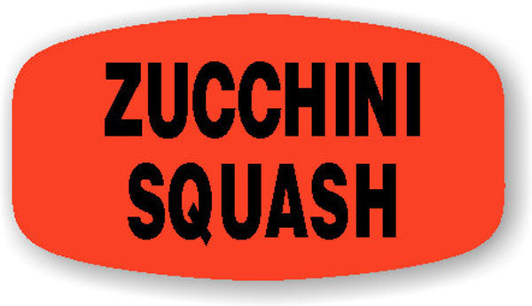 Zuchinni Squash Label | Roll of 1,000