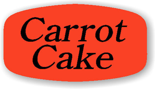 Carrot Cake Label | Roll of 1,000